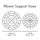 Flower Support - Medium